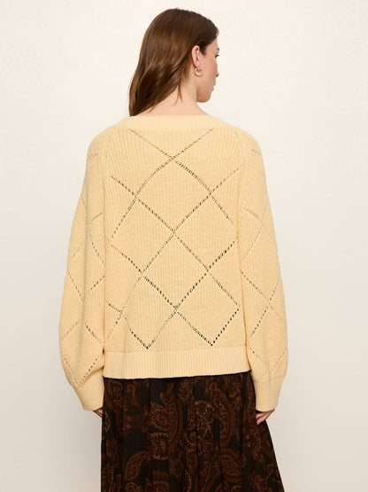 Diamond Stitch Popover Light Goldie | Sanctuary Clothing