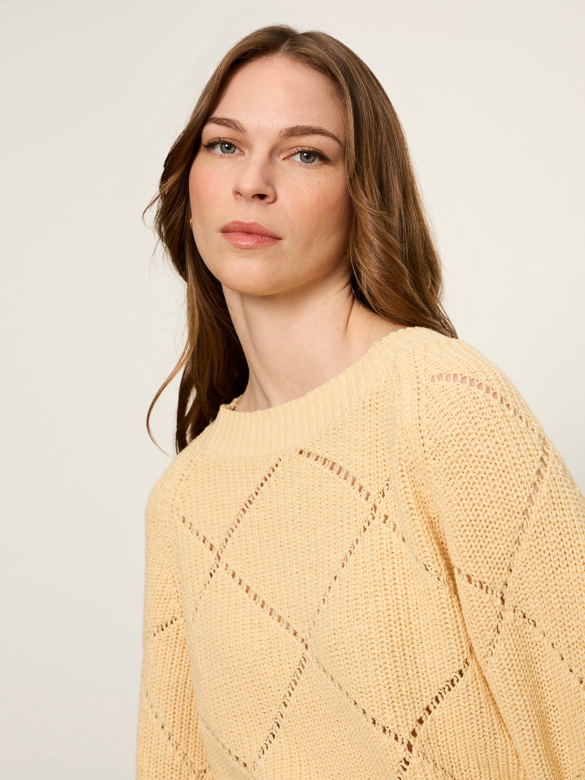 Diamond Stitch Popover Light Goldie | Sanctuary Clothing