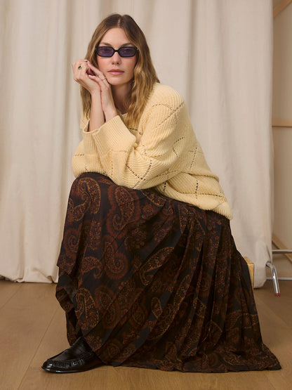 Diamond Stitch Popover Light Goldie | Sanctuary Clothing