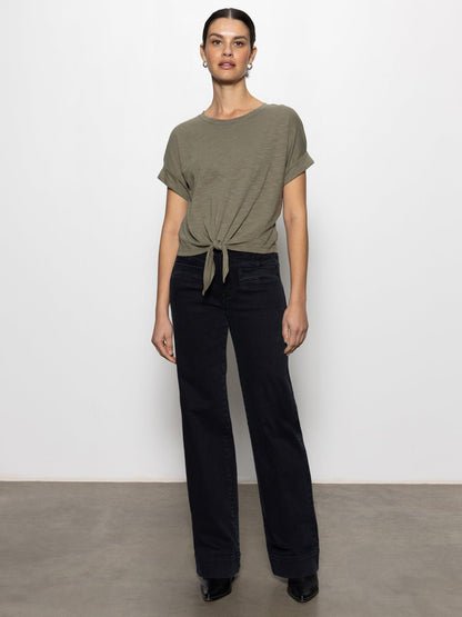 ALL DAY TIE TEE TRAIL GREEN | Sanctuary Clothing
