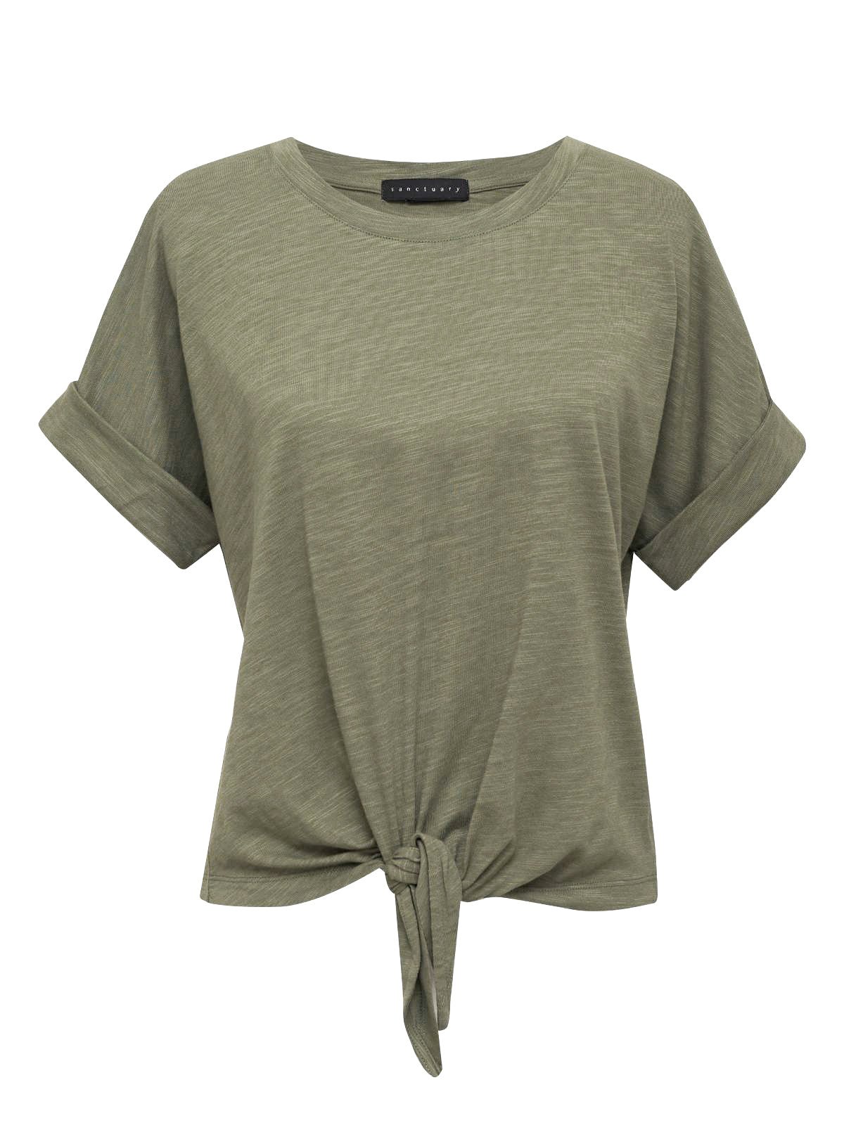 ALL DAY TIE TEE TRAIL GREEN | Sanctuary Clothing