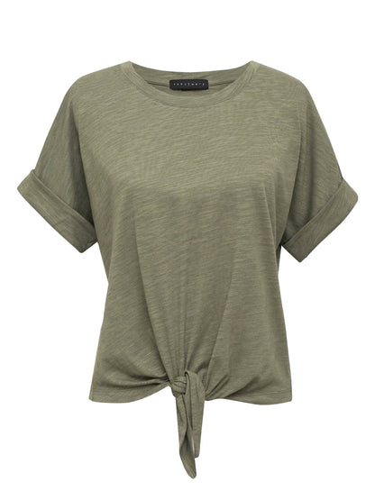 ALL DAY TIE TEE TRAIL GREEN | Sanctuary Clothing