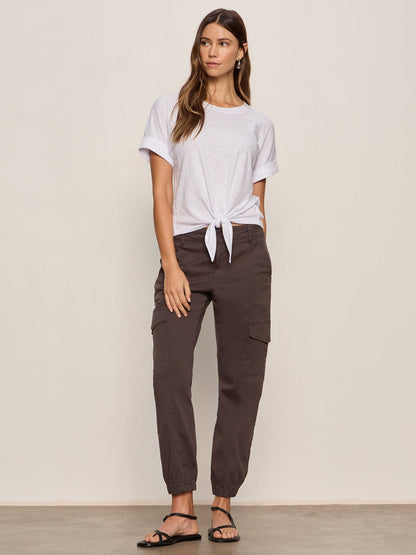 ALL DAY TIE TEE WHITE | Sanctuary Clothing