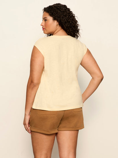 SO TWISTED MUSCLE TEE BANANA | Sanctuary Clothing