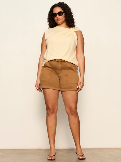 SO TWISTED MUSCLE TEE BANANA | Sanctuary Clothing