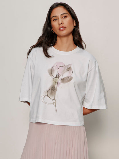 BELLE ARTIST TEE WILDLINE BLOOMS | Sanctuary Clothing