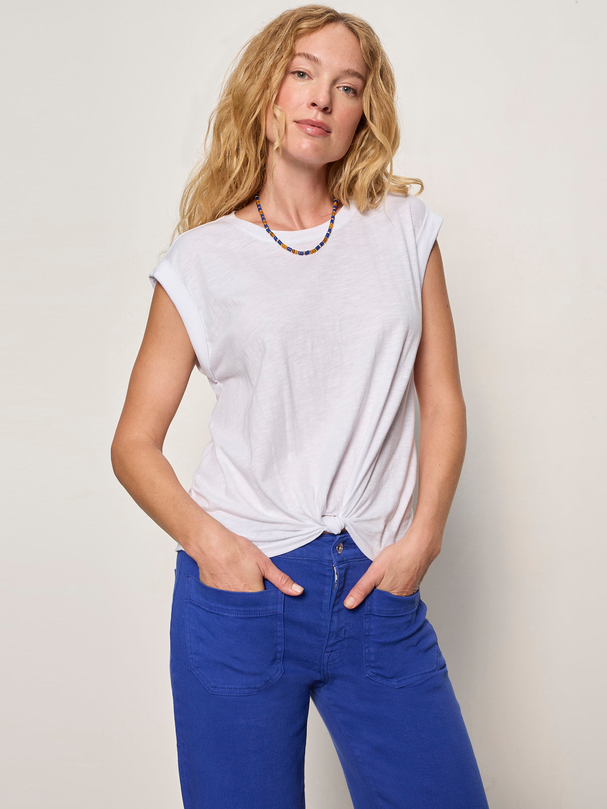 Knotted Muscle Tee White | Sanctuary Clothing