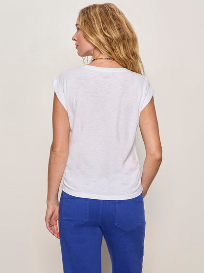 Knotted Muscle Tee White | Sanctuary Clothing
