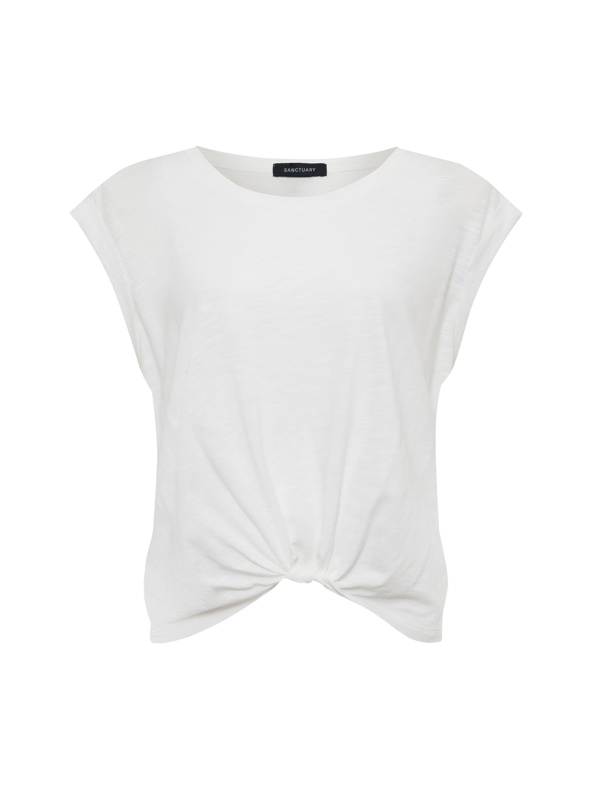 Knotted Muscle Tee White | Sanctuary Clothing