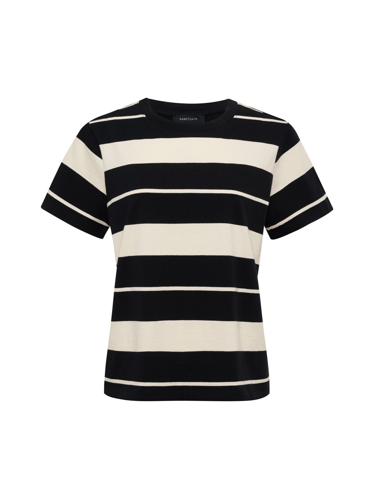 Timeless Tee Vanilla Creme/Black Stripe | Sanctuary Clothing