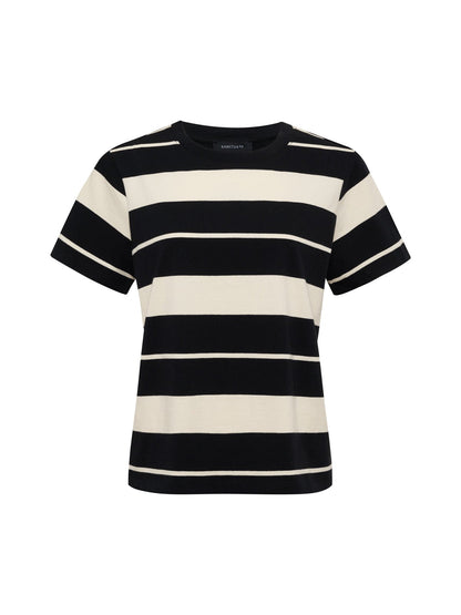 Timeless Tee Vanilla Creme/Black Stripe | Sanctuary Clothing