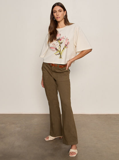 BELLE ARTIST TEE FLEUR | Sanctuary Clothing