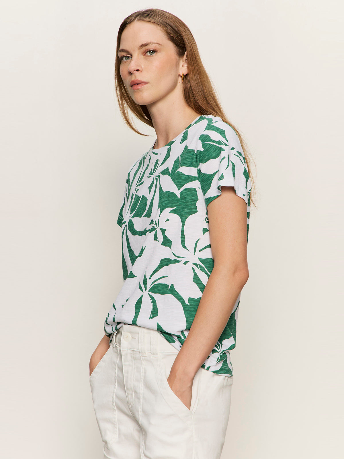 THE PERFECT TEE GREEN INKED IMPRESSIONS | Sanctuary Clothing