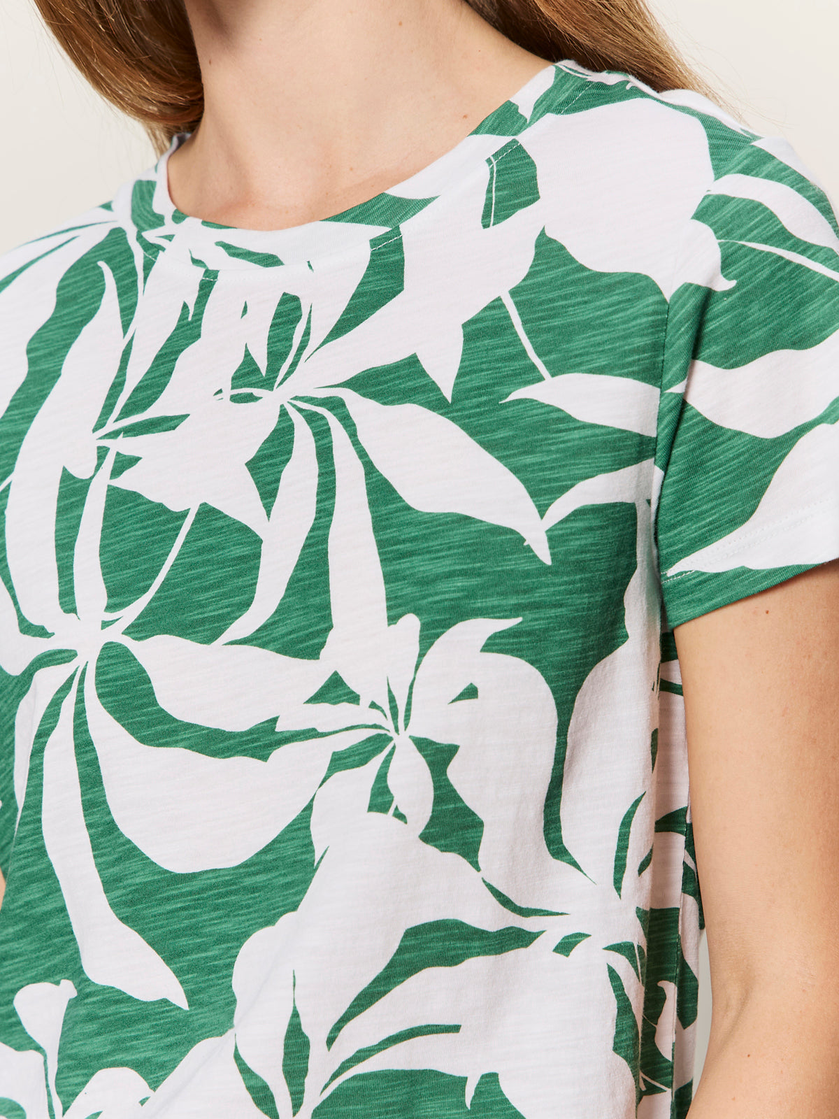 THE PERFECT TEE GREEN INKED IMPRESSIONS | Sanctuary Clothing