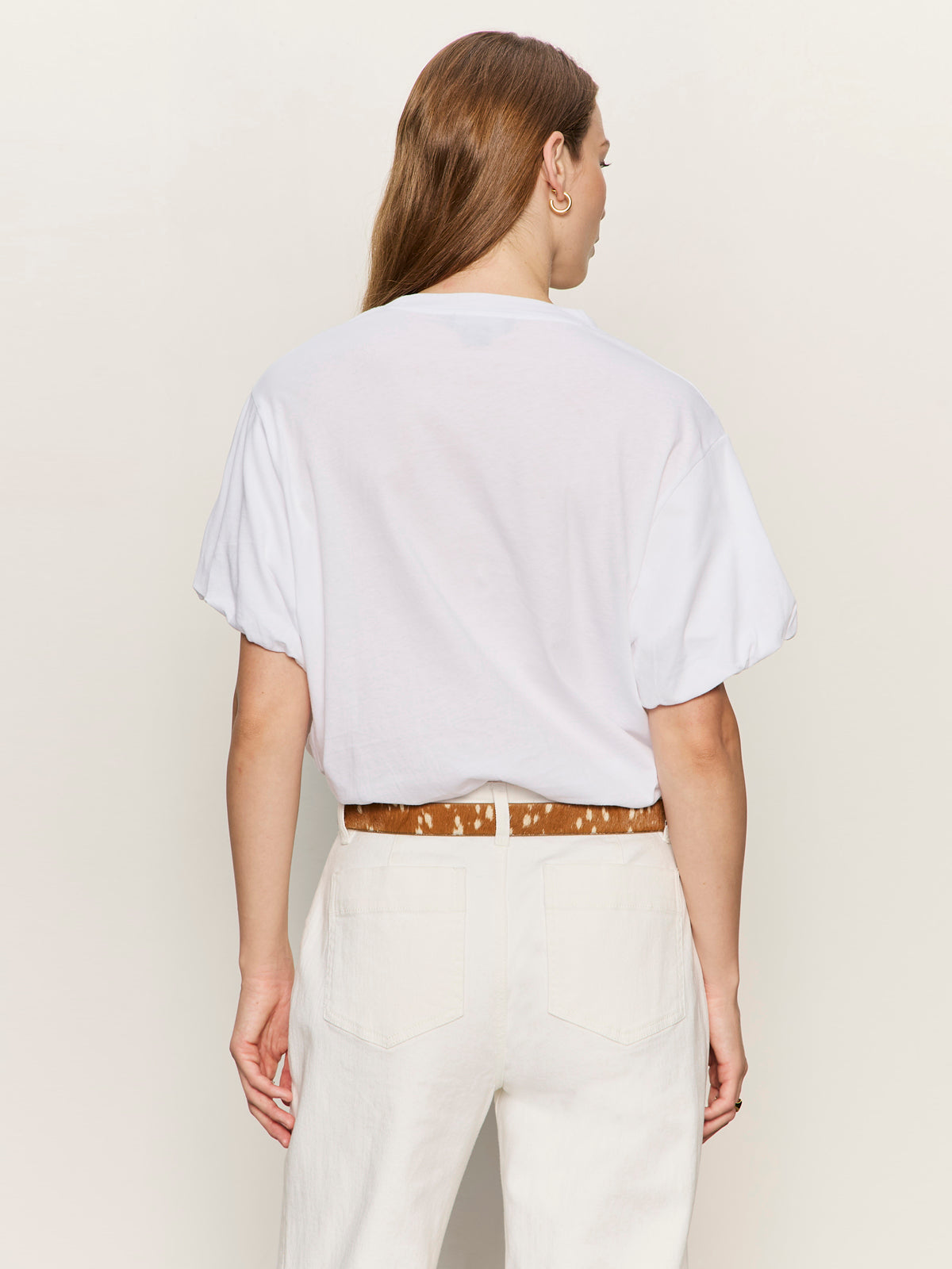 PLEAT BUBBLE TEE WHITE | Sanctuary Clothing