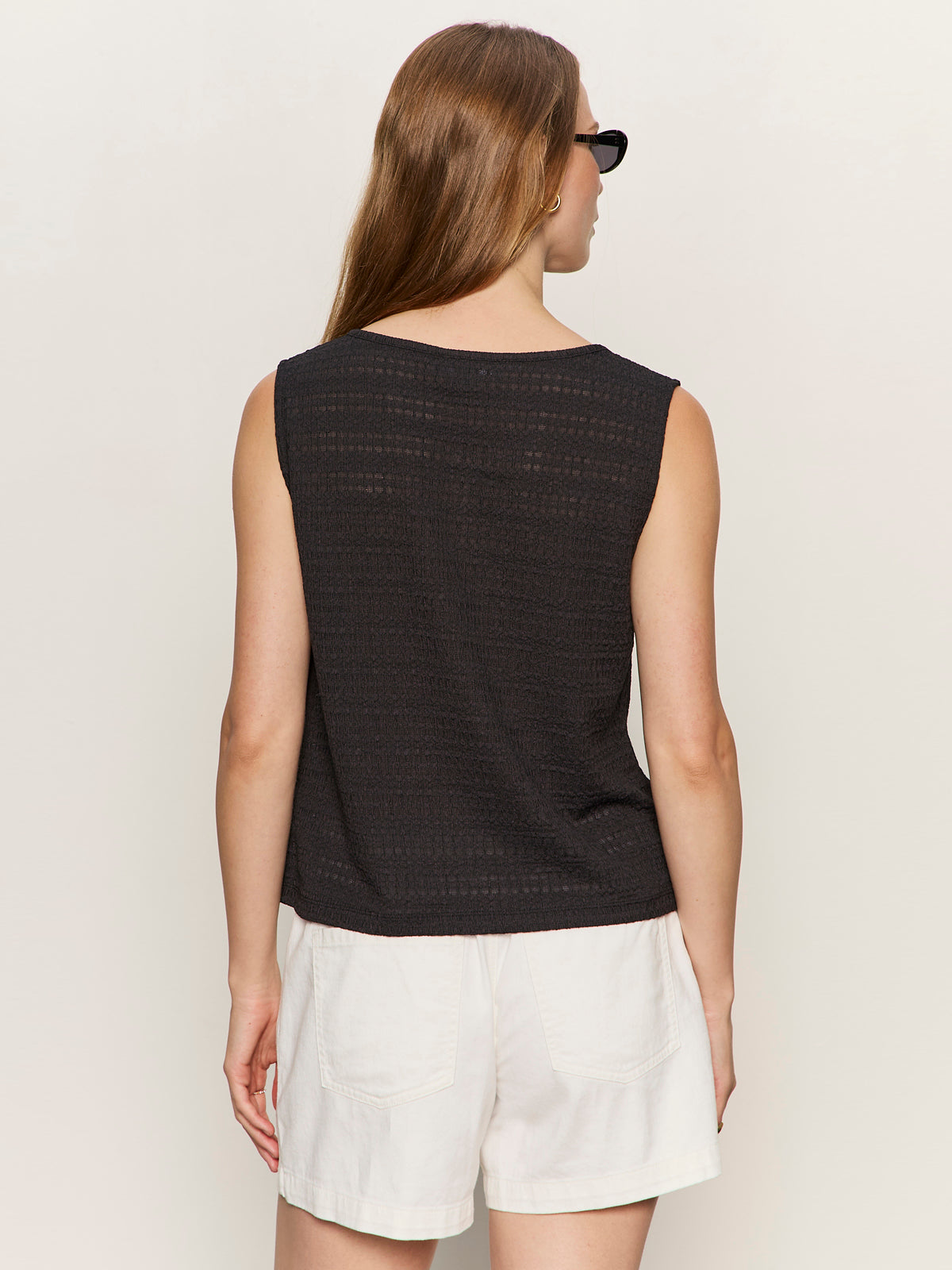 TEXTURED VACATION SHELL BLACK | Sanctuary Clothing