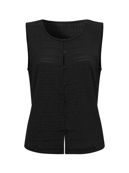 TEXTURED VACATION SHELL BLACK | Sanctuary Clothing