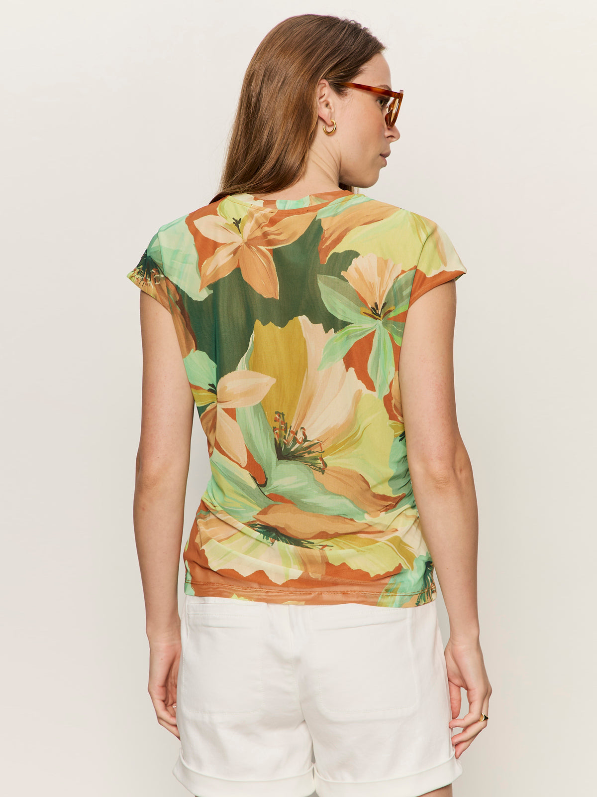 RUCHED MUSCLE TANK GREEN HOUSE | Sanctuary Clothing