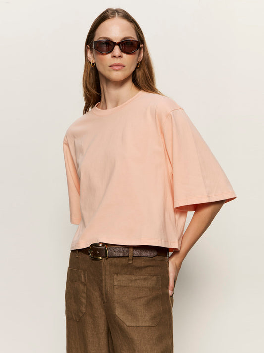 BELLE TEE WASHED SALMON | Sanctuary Clothing