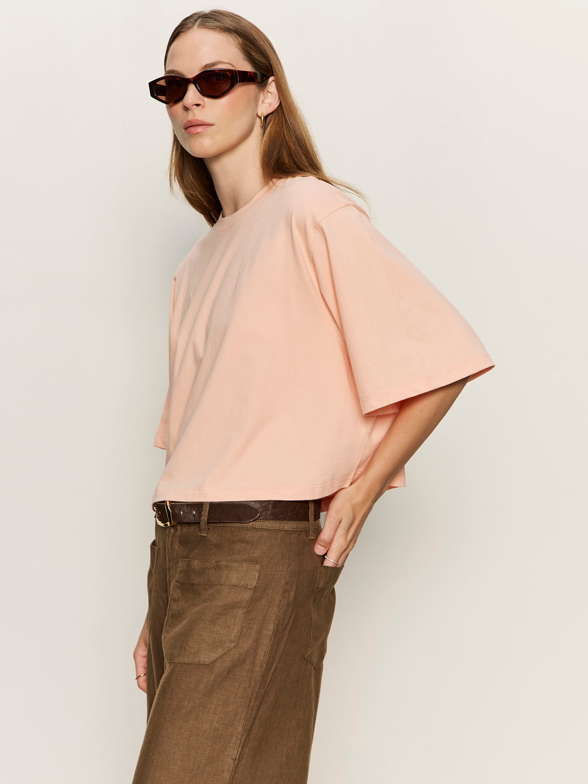 BELLE TEE WASHED SALMON | Sanctuary Clothing