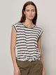 CHALK/BLACK STRIPE