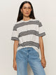 CHALK / BLACK STRIPE