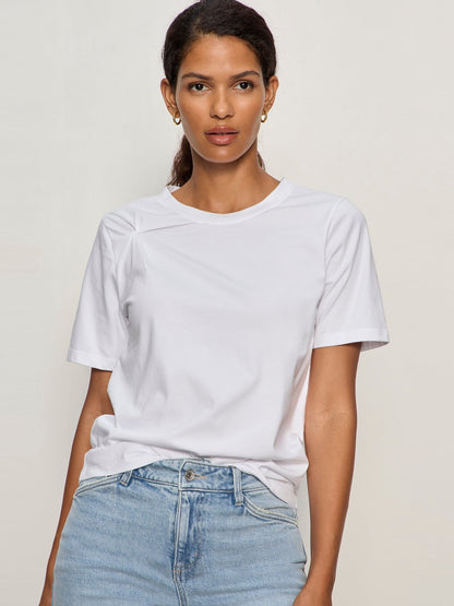 SOFT TWIST TEE WHITE | Sanctuary Clothing