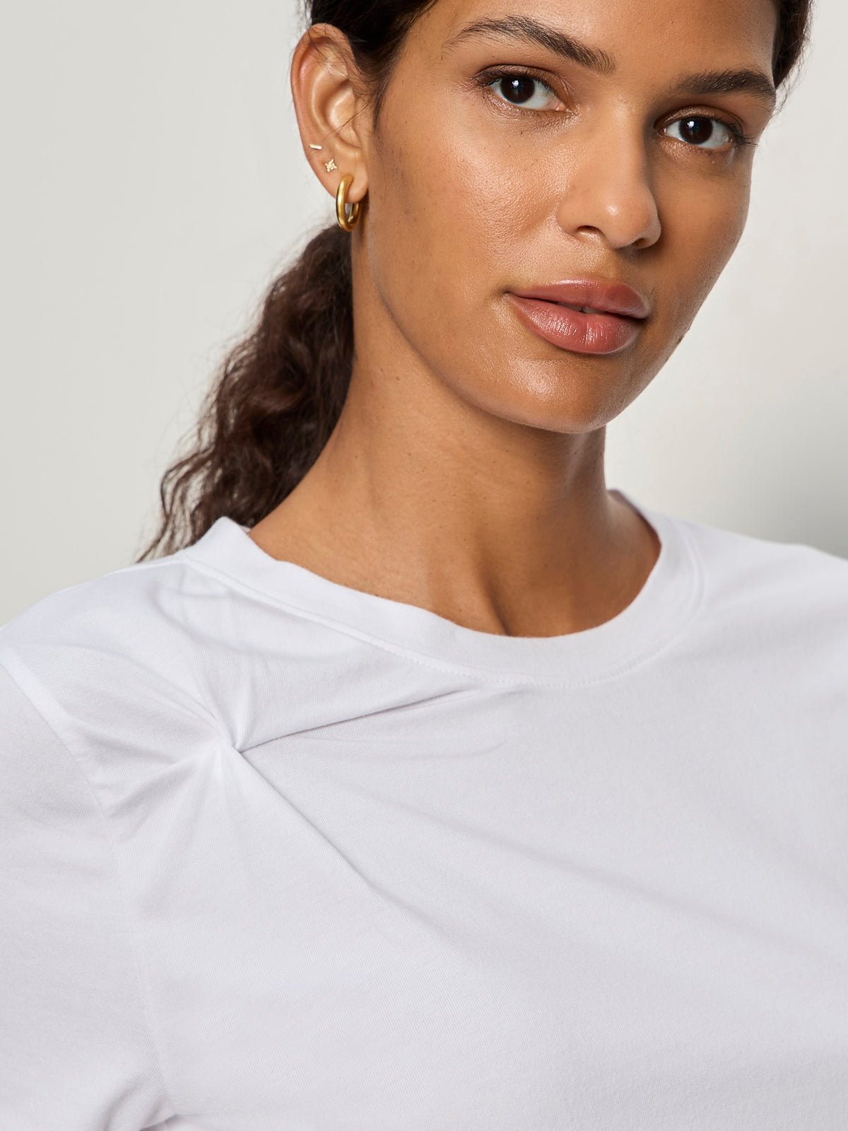 SOFT TWIST TEE WHITE | Sanctuary Clothing