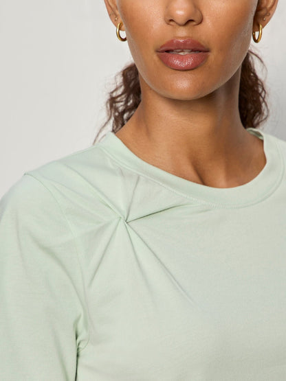 SOFT TWIST TEE DETOX GREEN | Sanctuary Clothing