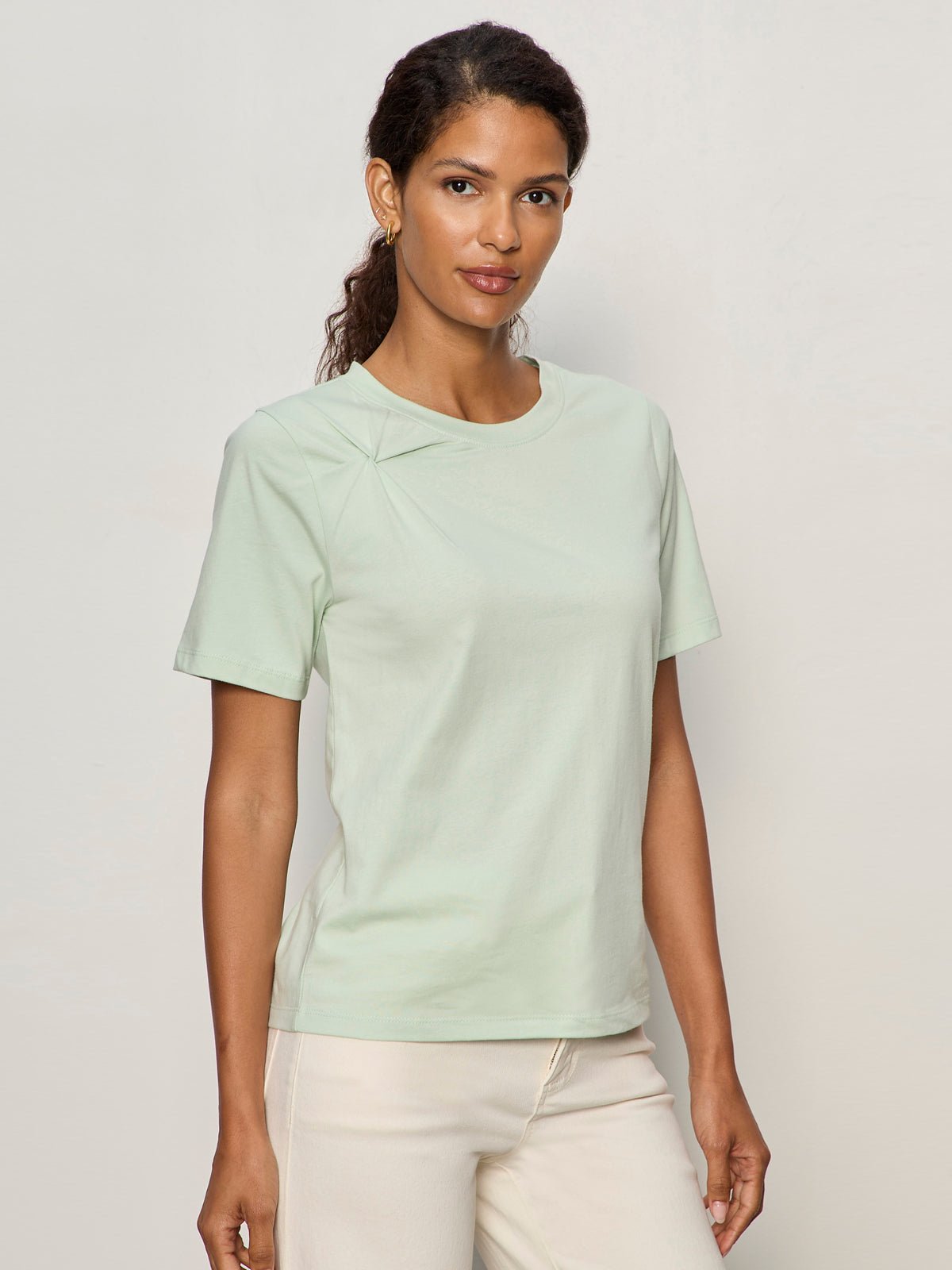 SOFT TWIST TEE DETOX GREEN | Sanctuary Clothing