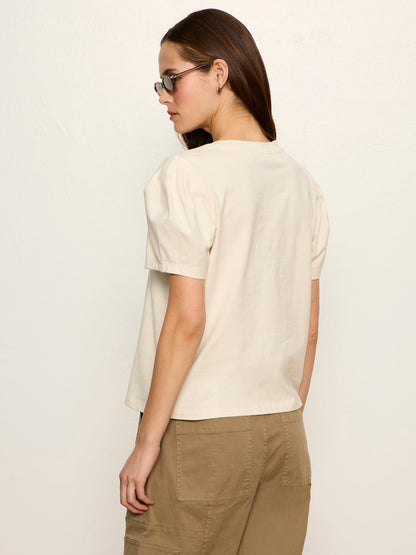PLEATED TEE COLLAGEN | Sanctuary Clothing