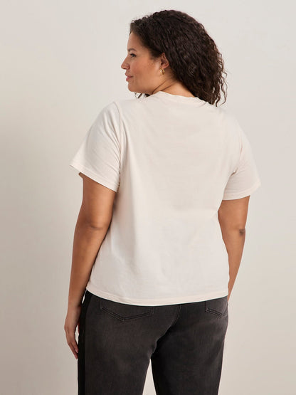 AREN'T GONNA KEEP QUIET TEE PINK MILK | Sanctuary Clothing