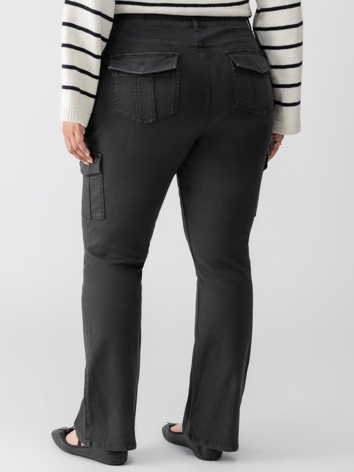 Sculpted Hayden Bootcut Standard Rise Pant Black Extended Sizing | Sanctuary Clothing