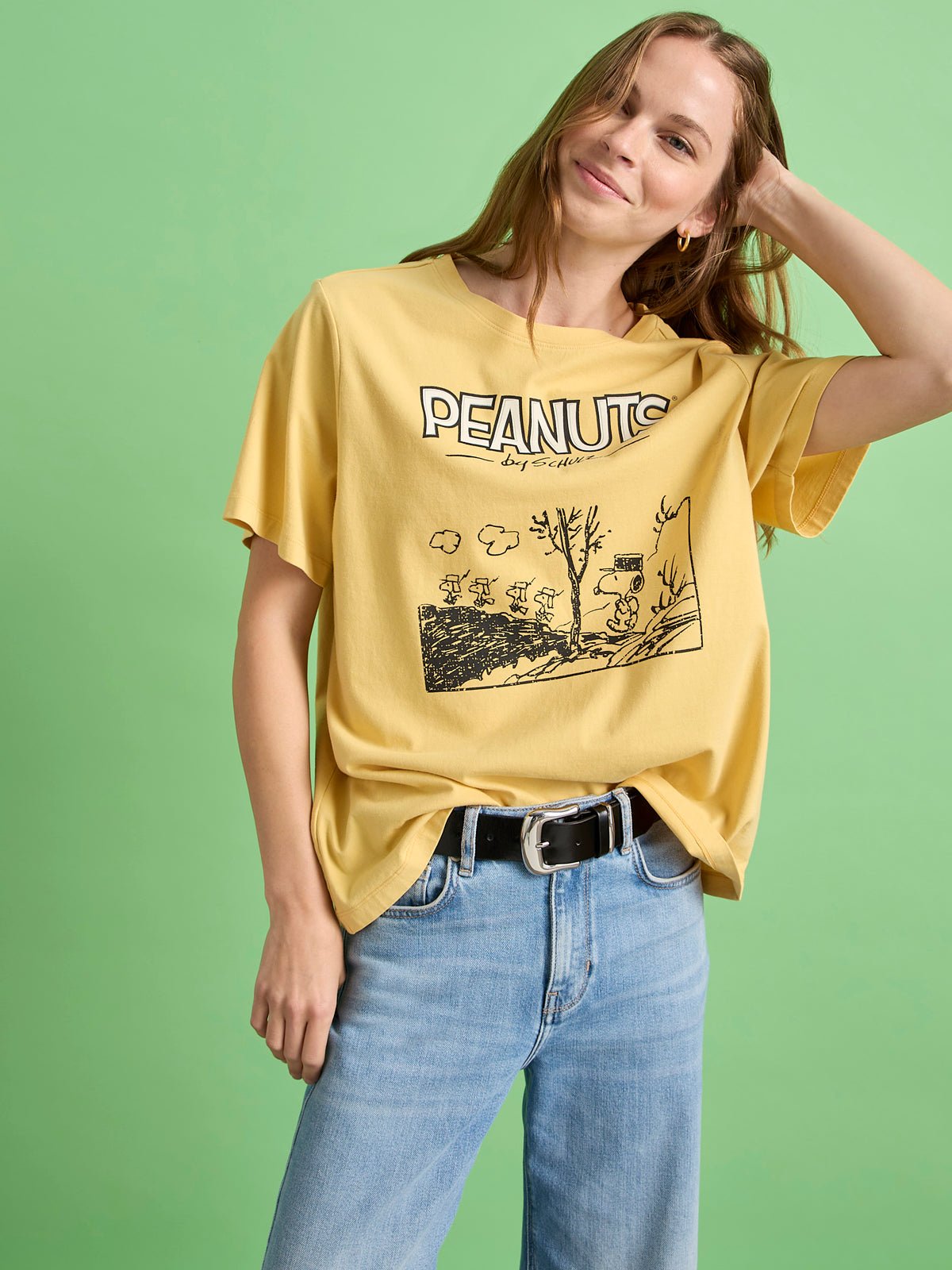 MARCHING TEE WASHED GOLD | Sanctuary Clothing