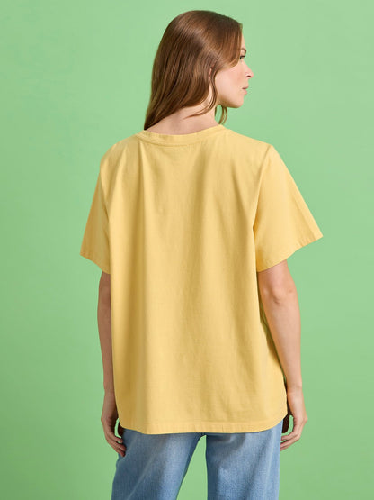 MARCHING TEE WASHED GOLD | Sanctuary Clothing