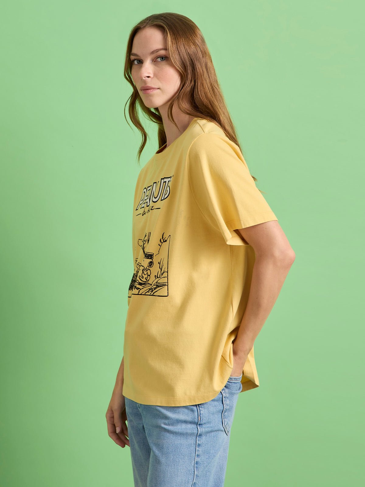 MARCHING TEE WASHED GOLD | Sanctuary Clothing