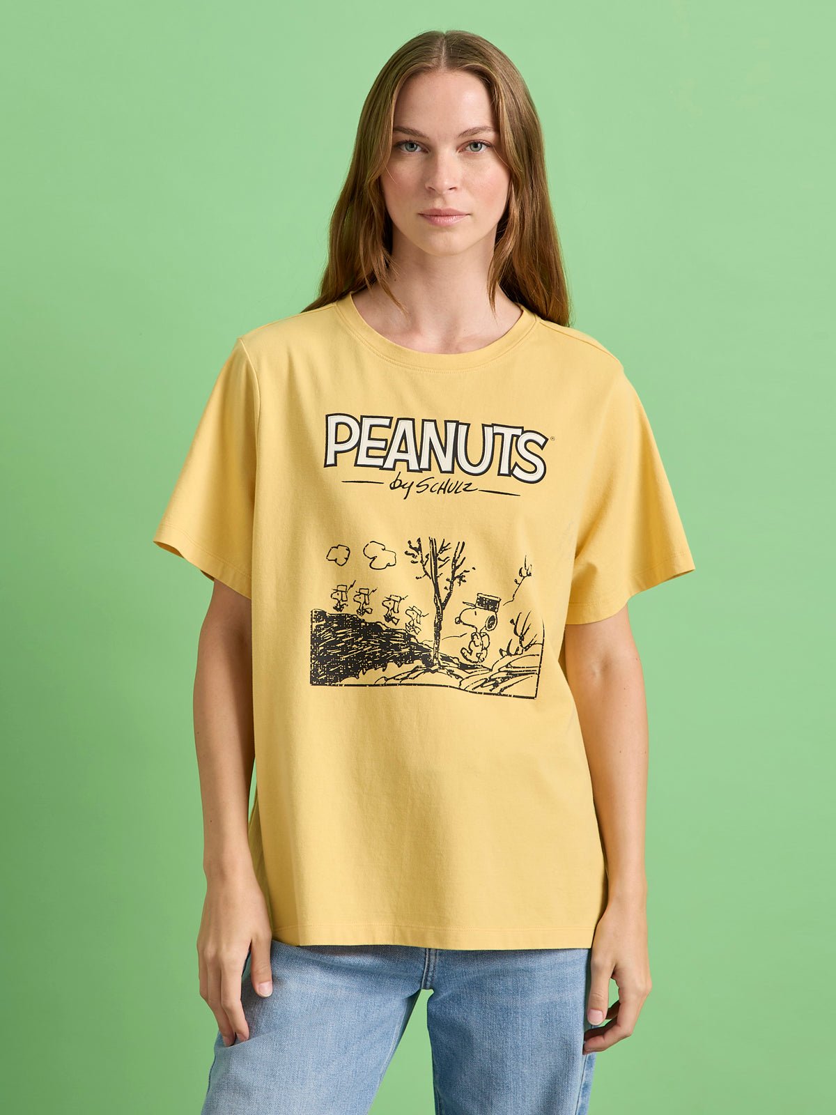 MARCHING TEE WASHED GOLD | Sanctuary Clothing