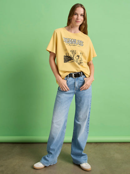 MARCHING TEE WASHED GOLD | Sanctuary Clothing
