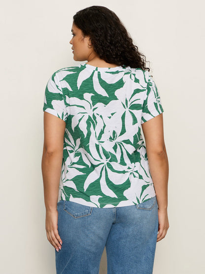 The Perfect Tee Green Inked Impressions Extended Sizing | Sanctuary Clothing
