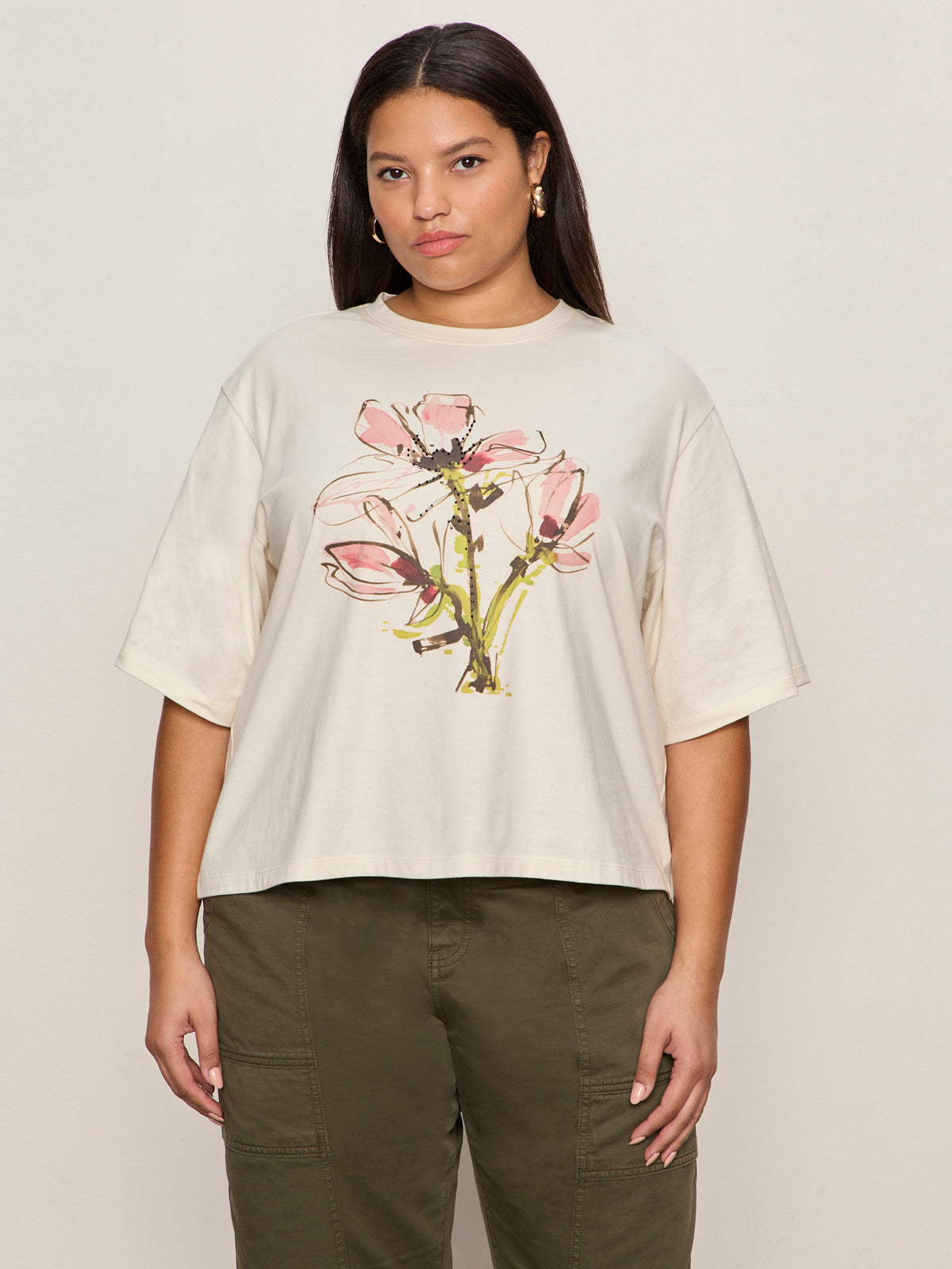 Belle Artist Tee Fleur Extended Sizing | Sanctuary Clothing