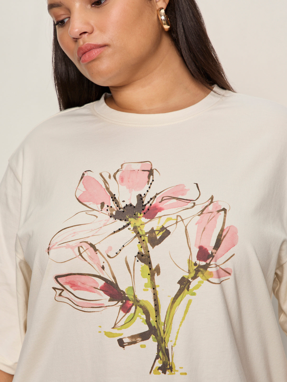 Belle Artist Tee Fleur Extended Sizing | Sanctuary Clothing