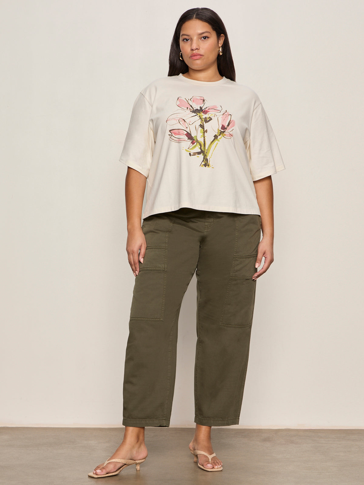 Belle Artist Tee Fleur Extended Sizing | Sanctuary Clothing