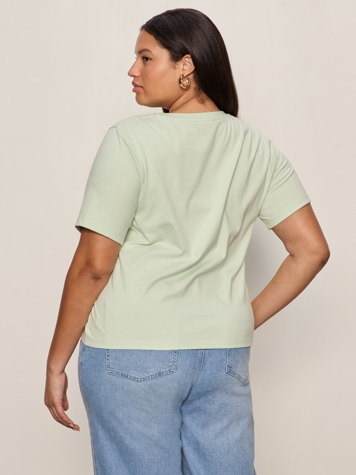Soft Twist Tee Detox Green Extended Sizing | Sanctuary Clothing