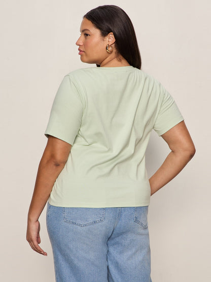 Soft Twist Tee Detox Green Extended Sizing | Sanctuary Clothing