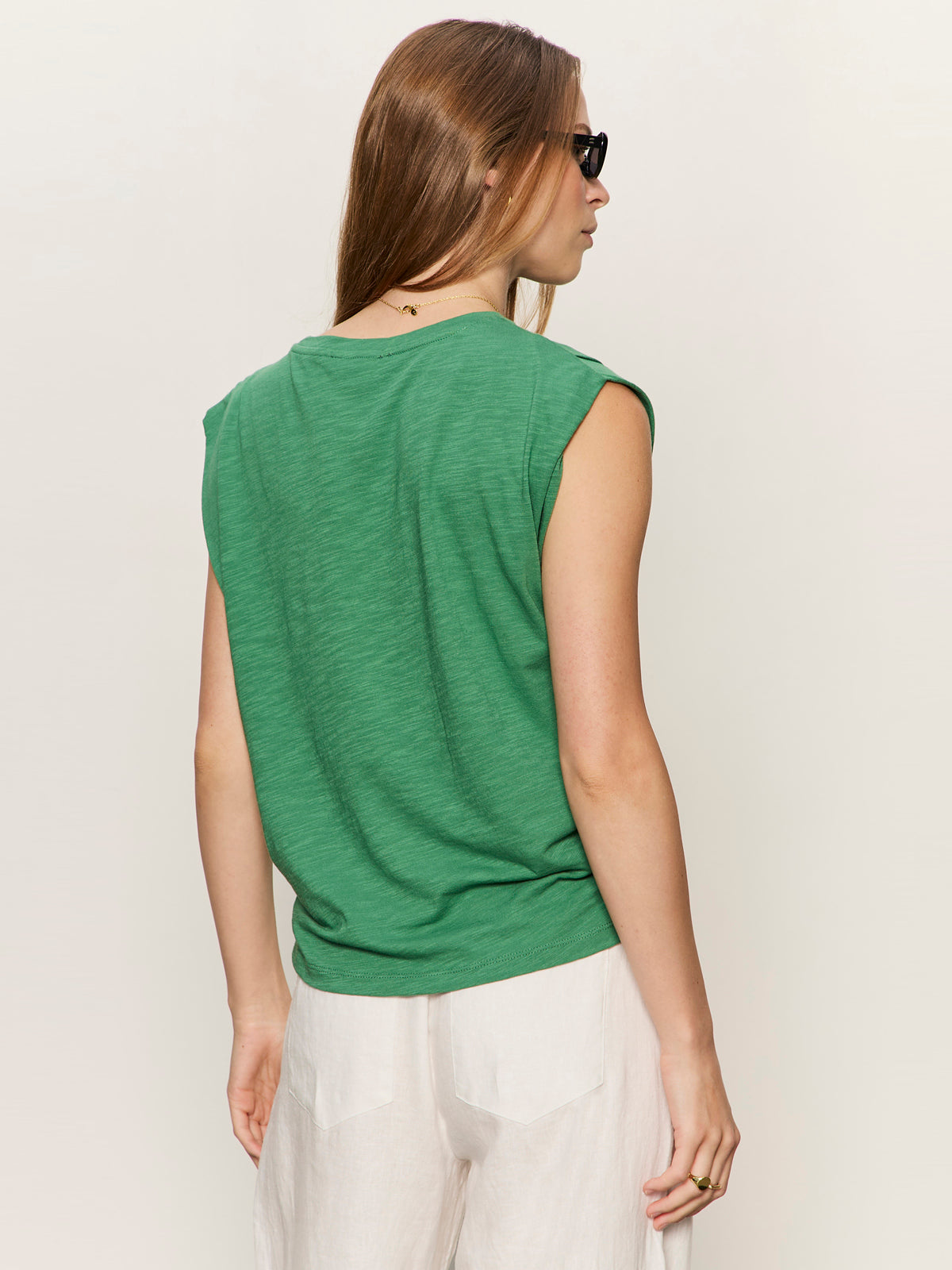 KNOTTED MUSCLE TEE GREEN JUICE | Sanctuary Clothing