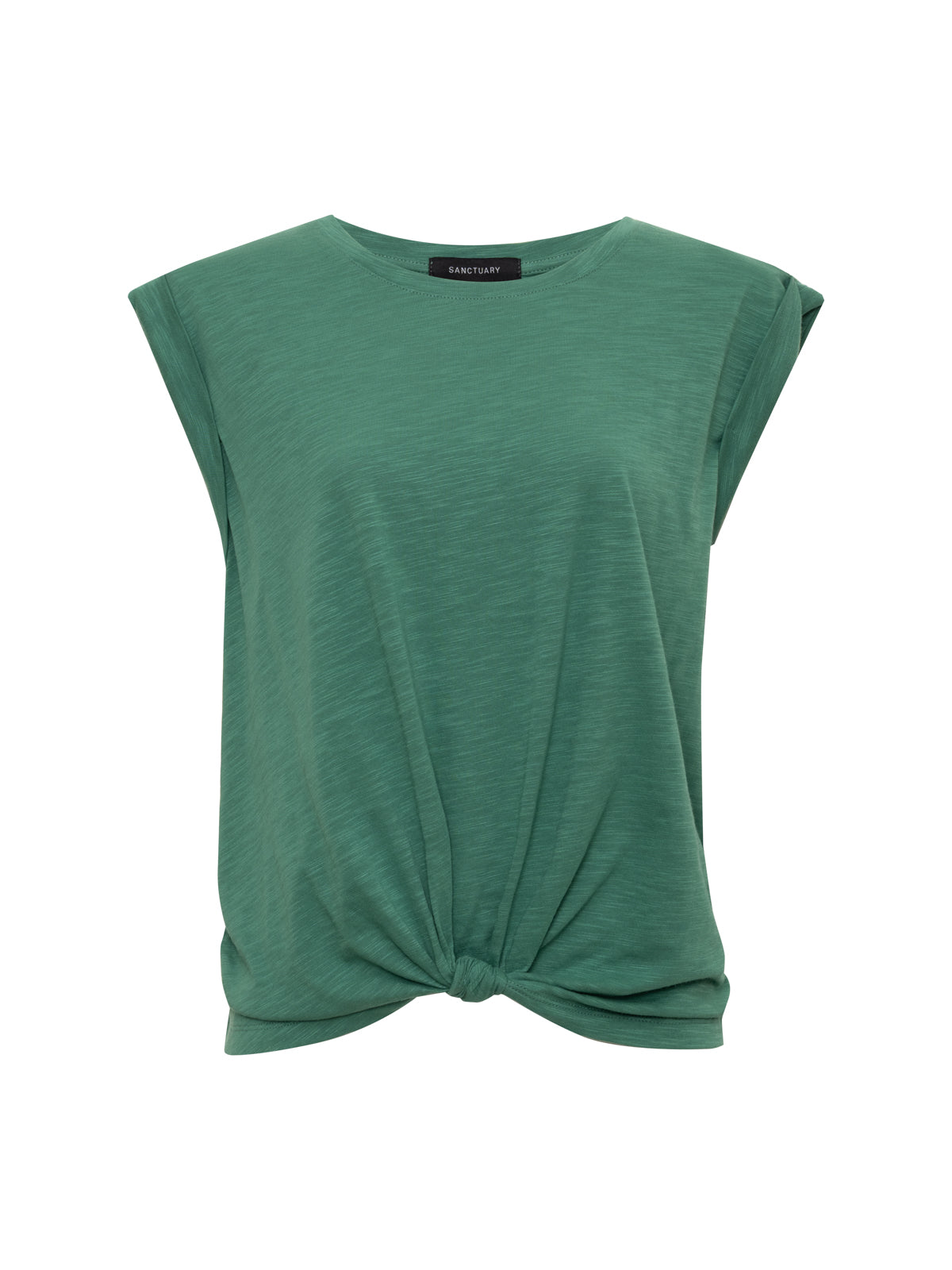 KNOTTED MUSCLE TEE GREEN JUICE | Sanctuary Clothing