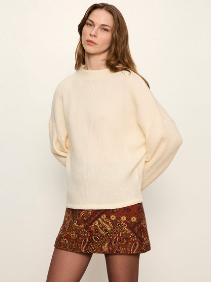Ribbed Dolman Sweatshirt Bone | Sanctuary Clothing