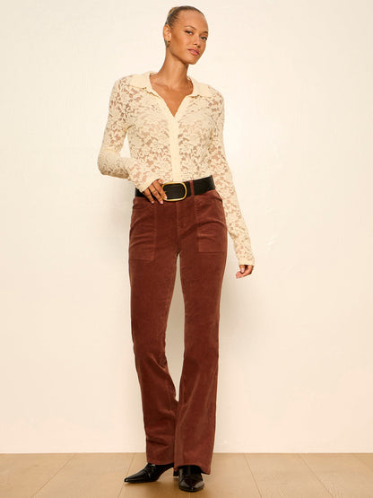 Dreamer Lace Shirt Bone | Sanctuary Clothing