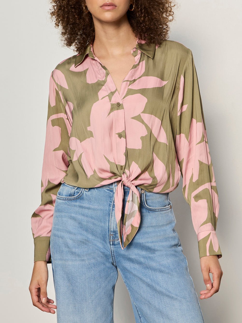 Lover Tie Shirt Pink Silhouette Petite Sizing | Sanctuary Clothing