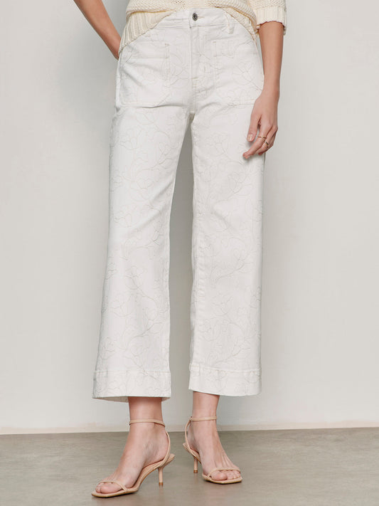 The Marine Crop Jean Chalk Petite Sizing | Sanctuary Clothing